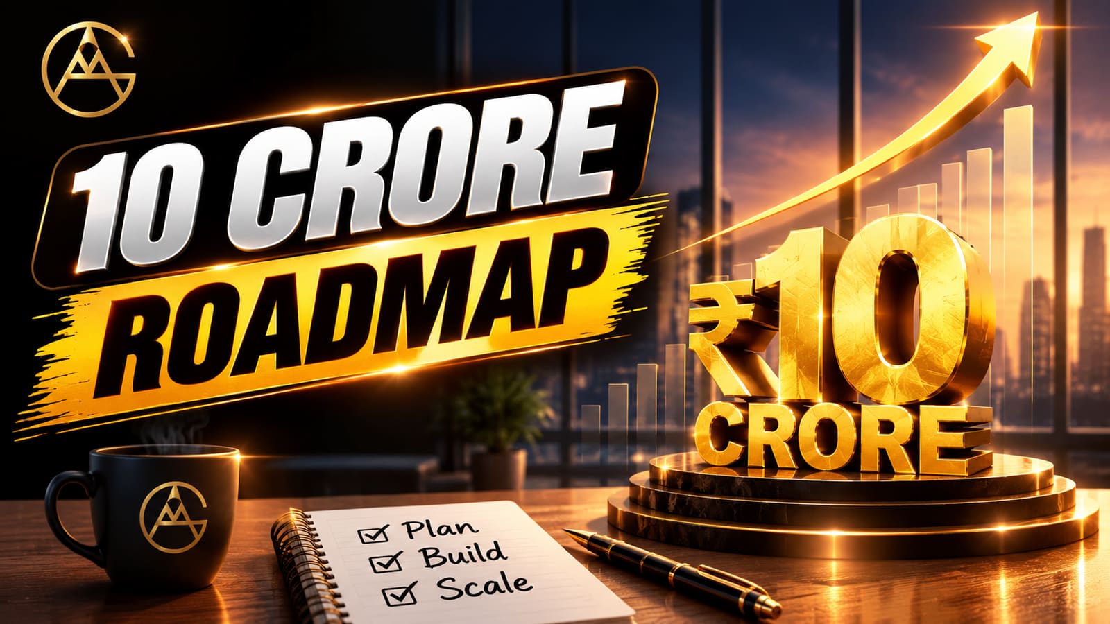 Indian entrepreneur mapping out a 5 year roadmap to build a 10 crore business
